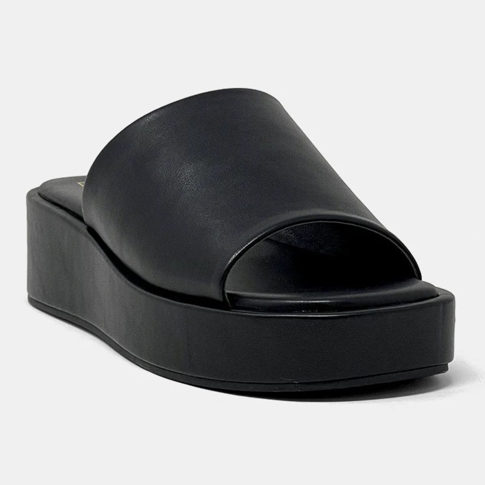 Black Platform Slide